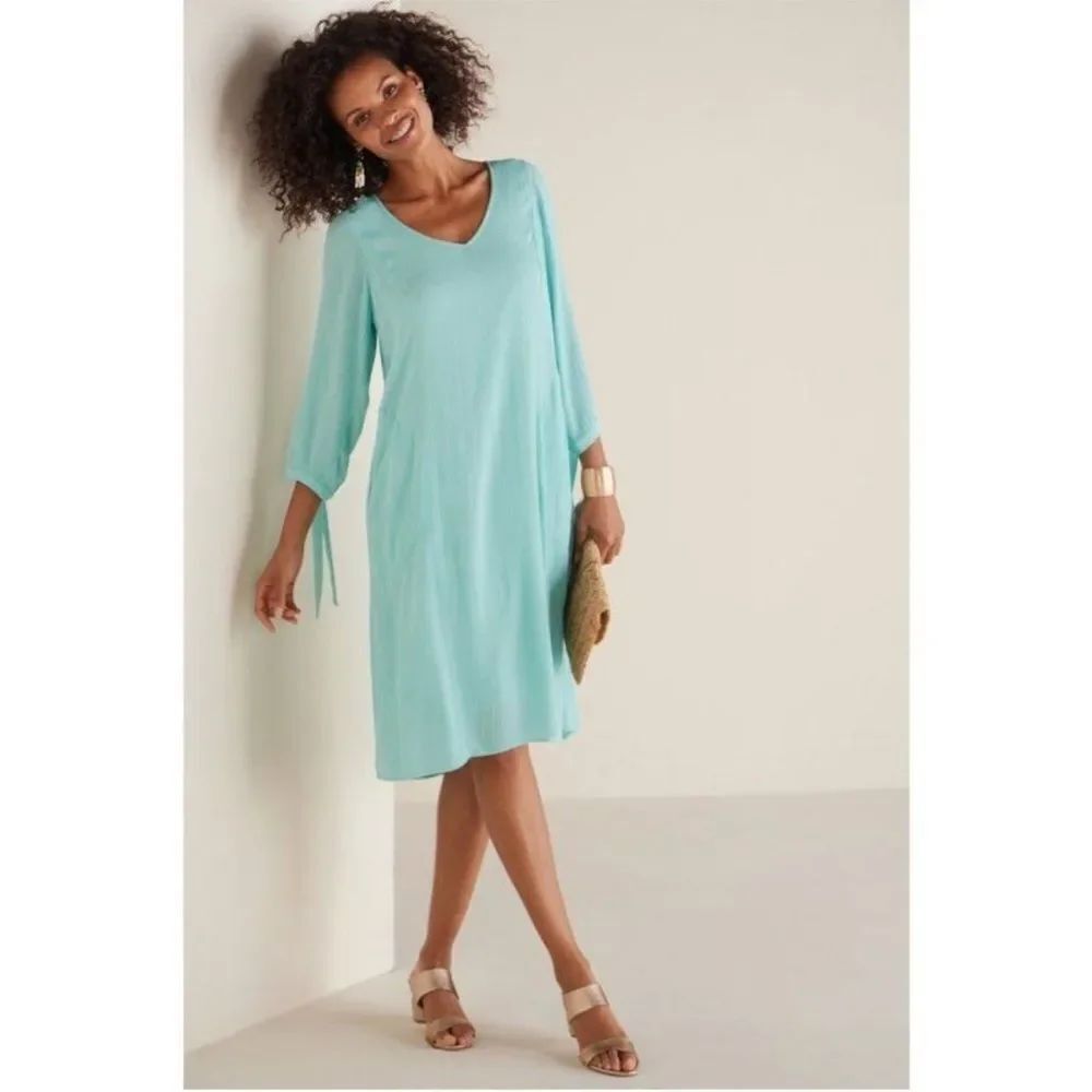 New with tag Soft Surroundings Aqua Splash
Hera Dress size S (6-8).